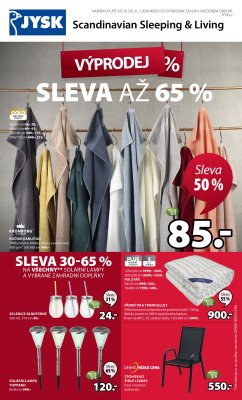 akční leták Jysk 18.7.2019-31.7.2019
