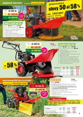 akční leták Mountfield 8.8.2019-31.8.2019