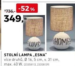 Stolní lampa Esna