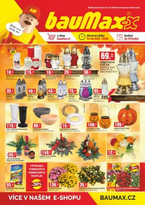 akční leták bauMax 15.10.2019-31.10.2019