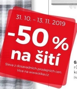 -50% na šití