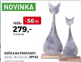 Kočka na podstavci