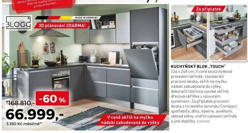 Kuchyňský blok Touch
