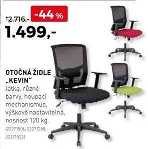 Otočná židle Kevin