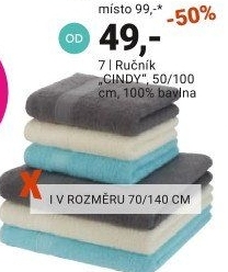 RUČNÍK „CINDY“