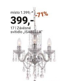 ZÁVĚSNÉ SVÍTIDLO „ISABELLA“