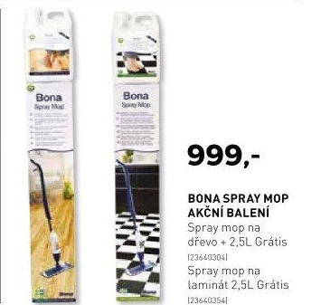 Bona spray mop