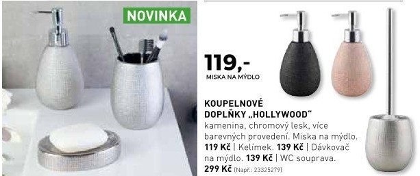 Koupelnové doplňky Hollywood