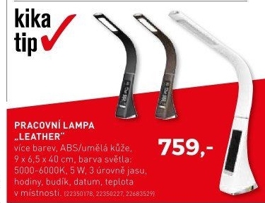 Pracovní lampa Leather