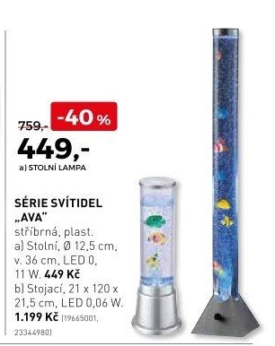 Série svítidel Ava
