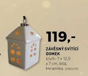 Závěsný svítící domek