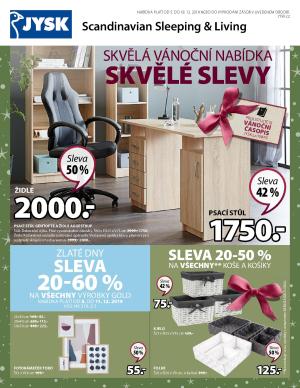 akční leták Jysk 5.12.2019-18.12.2019