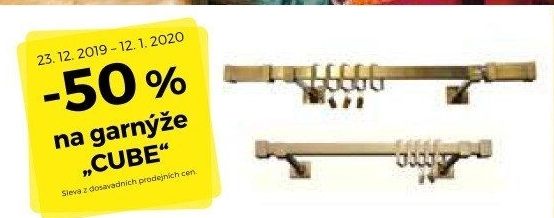 -50% na garnýže Cube