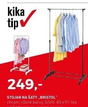 Stojan na šaty Bristol