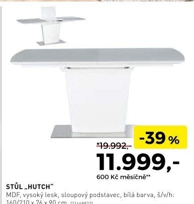 Stůl Hutch