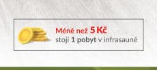 Informační banner o ceně pobytu