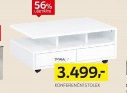 Konferenční stolek bílý
