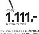 6 CENA ZA ŽIDLI