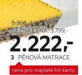 PĚNOVÁ MATRACE