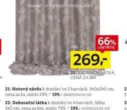 Dekorační látka