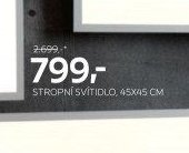 Stropní svítidlo 45x45 cm