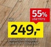 Laminátová podlaha dub atlas