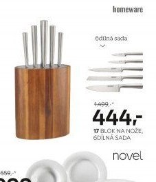 17 blok na nože, 6dílná sada