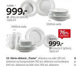 21 jídelní servis, 12dílný