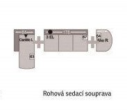 Rohová sedací souprava