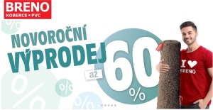 akční leták Breno koberce 1.1.2020-30.1.2020
