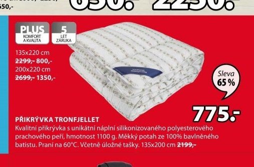 PŘIKRÝVKA TRONFJELLET