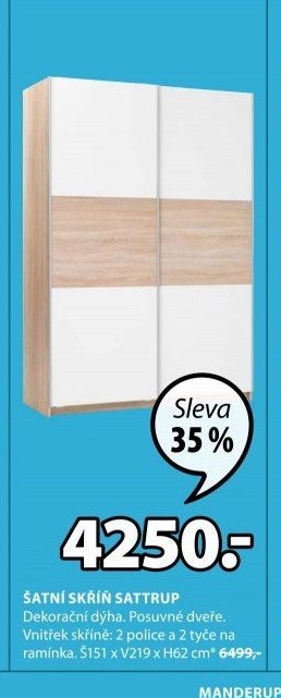 ŠATNÍ SKŘÍŇ SATTRUP