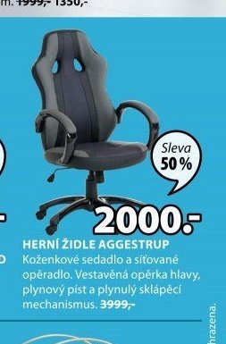 HERNÍ ŽIDLE AGGESTRUP