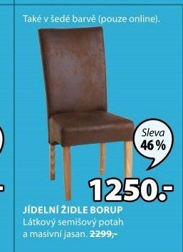 JÍDELNÍ ŽIDLE BORUP