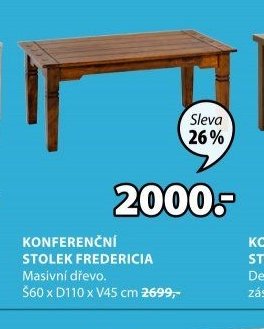 KONFERENČNÍ STOLEK FREDERICIA