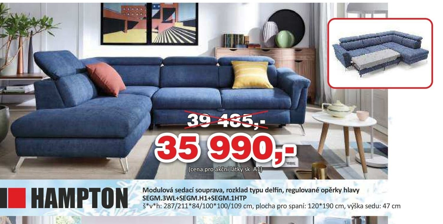 Modulová sedací souprava HAMPTON