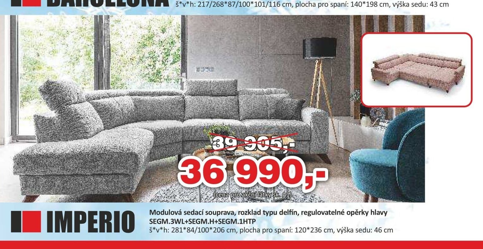 Modulová sedací souprava IMPERIO