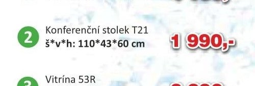 Konferenční stolek T21