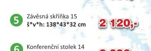 Závěsná skříňka 15