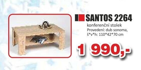 SANTOS 2264 konferenční stolek