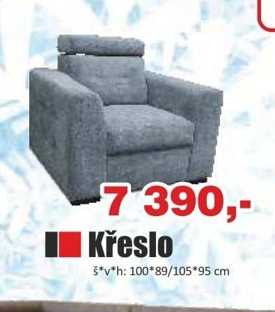 Křeslo (šedé)