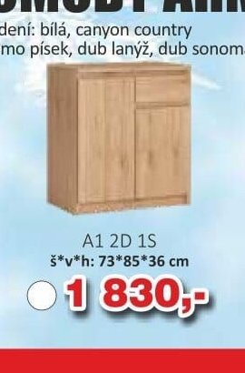 Komoda A1 2D 1S