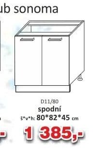 D11/80 spodní