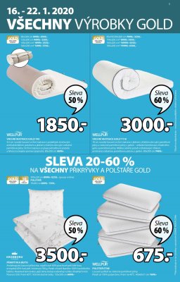 akční leták Jysk 16.1.2020-29.1.2020