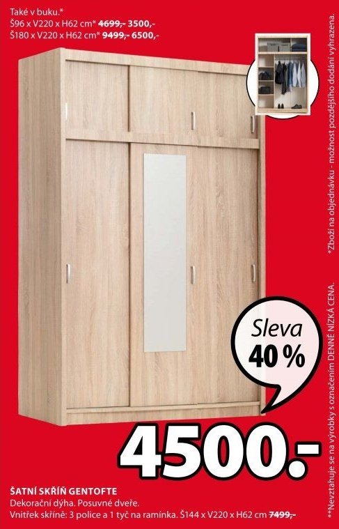 ŠATNÍ SKŘÍŇ GENTOFTE