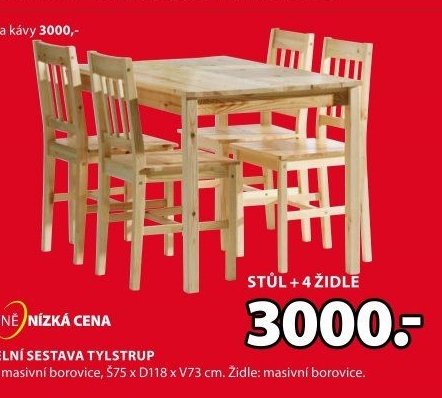 Jídelní sestava TYLSTRUP