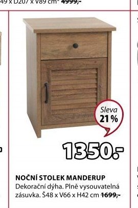 NOČNÍ STOLEK MANDERUP