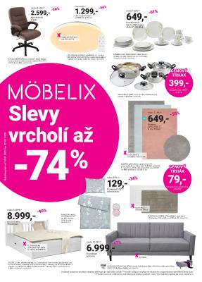 akční leták Möbelix 20.1.2020-2.2.2020