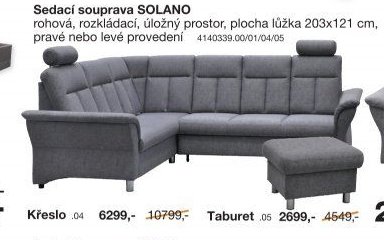 Sedací souprava SOLANO