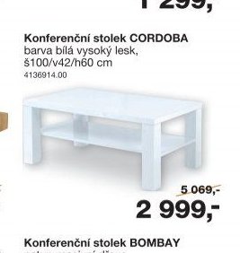 Konferenční stolek CORDOBA